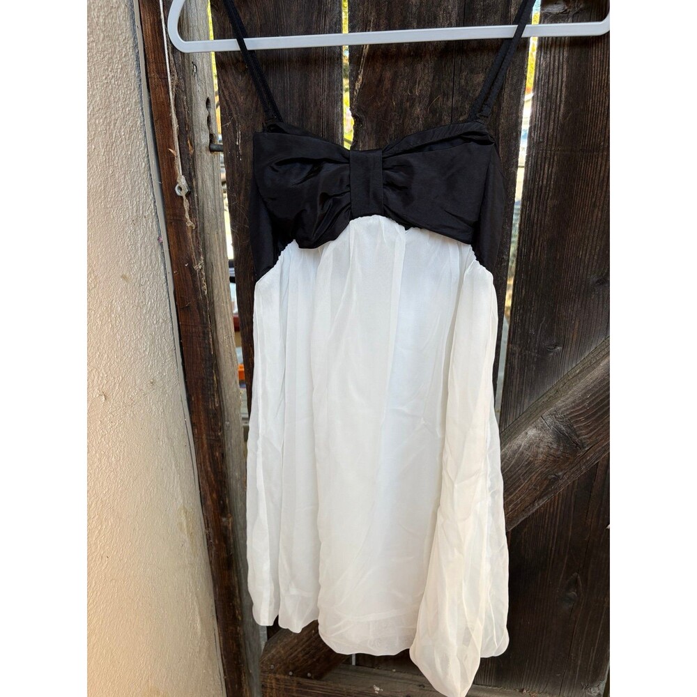 Black and white bow mini dress Y2K era by the Target brand Xhilaration
